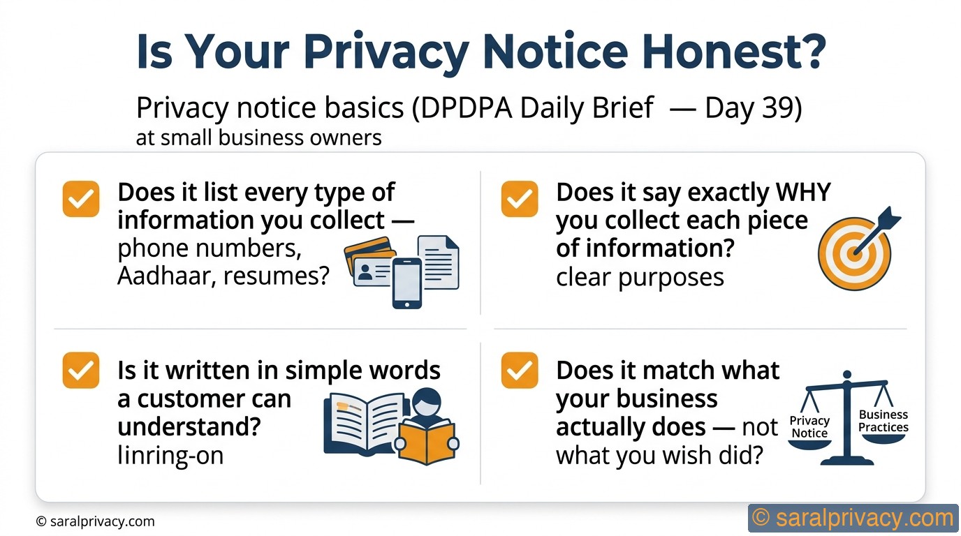 Does your privacy notice tell the truth?