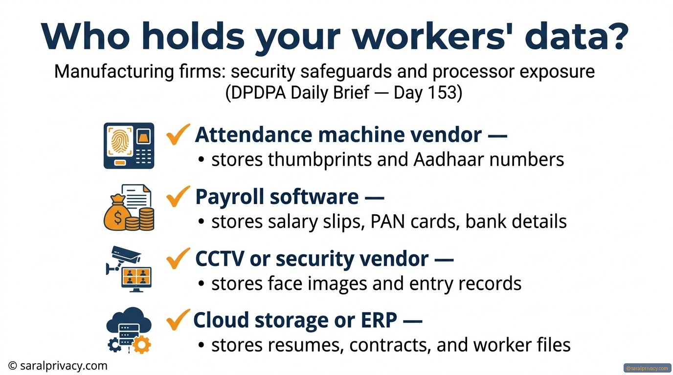 Who holds your workers' data? — DPDPA infographic