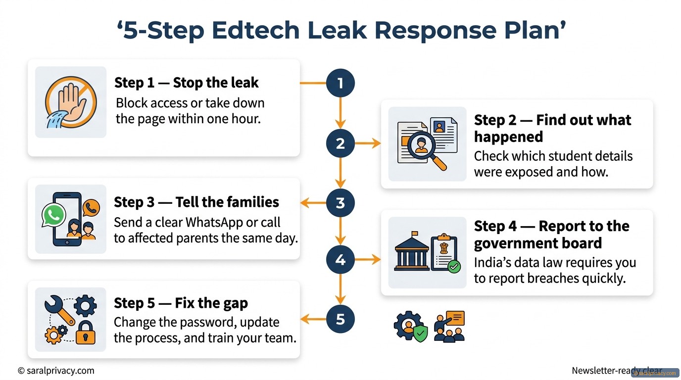 Student data leaked? Here is what to do first.