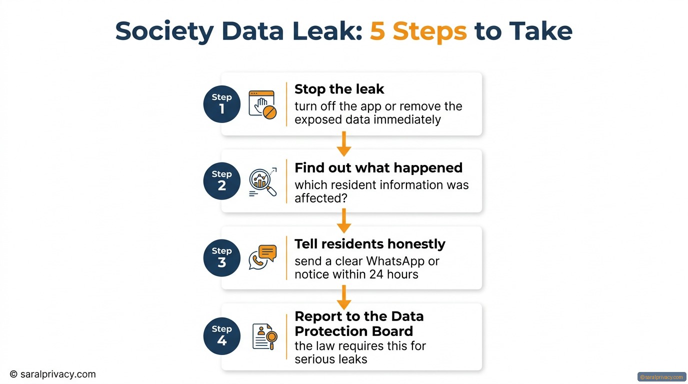 Your society app leaked resident data. Now what?