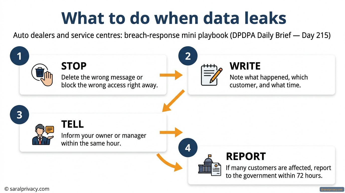Customer data leaked at your service centre?