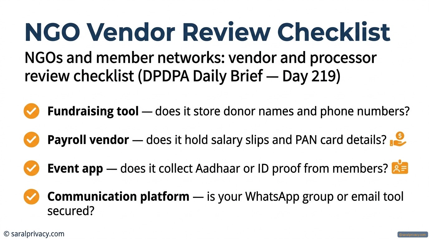 NGOs: Are your vendors leaking member data?